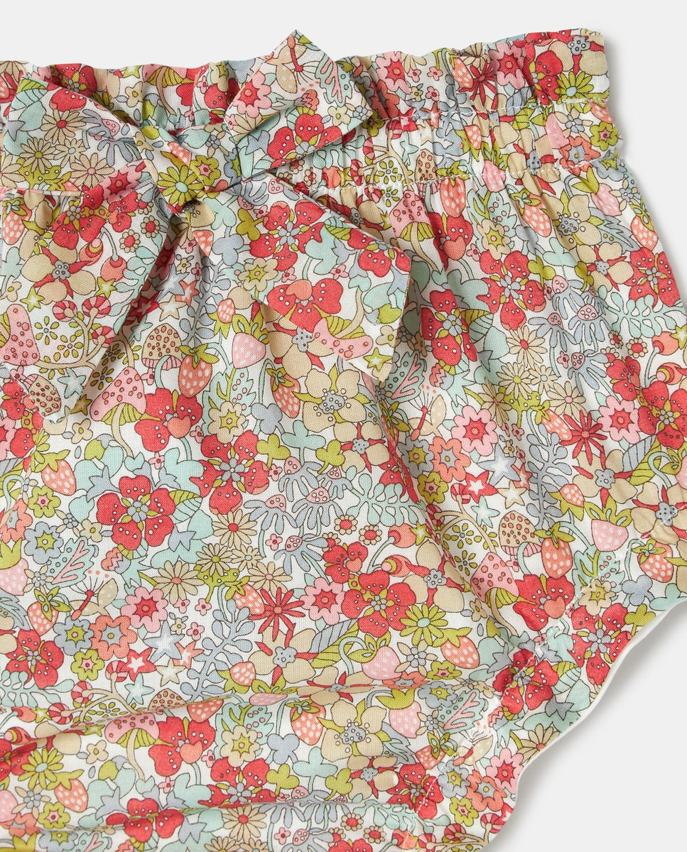 All-over floral print swimsuit bottoms