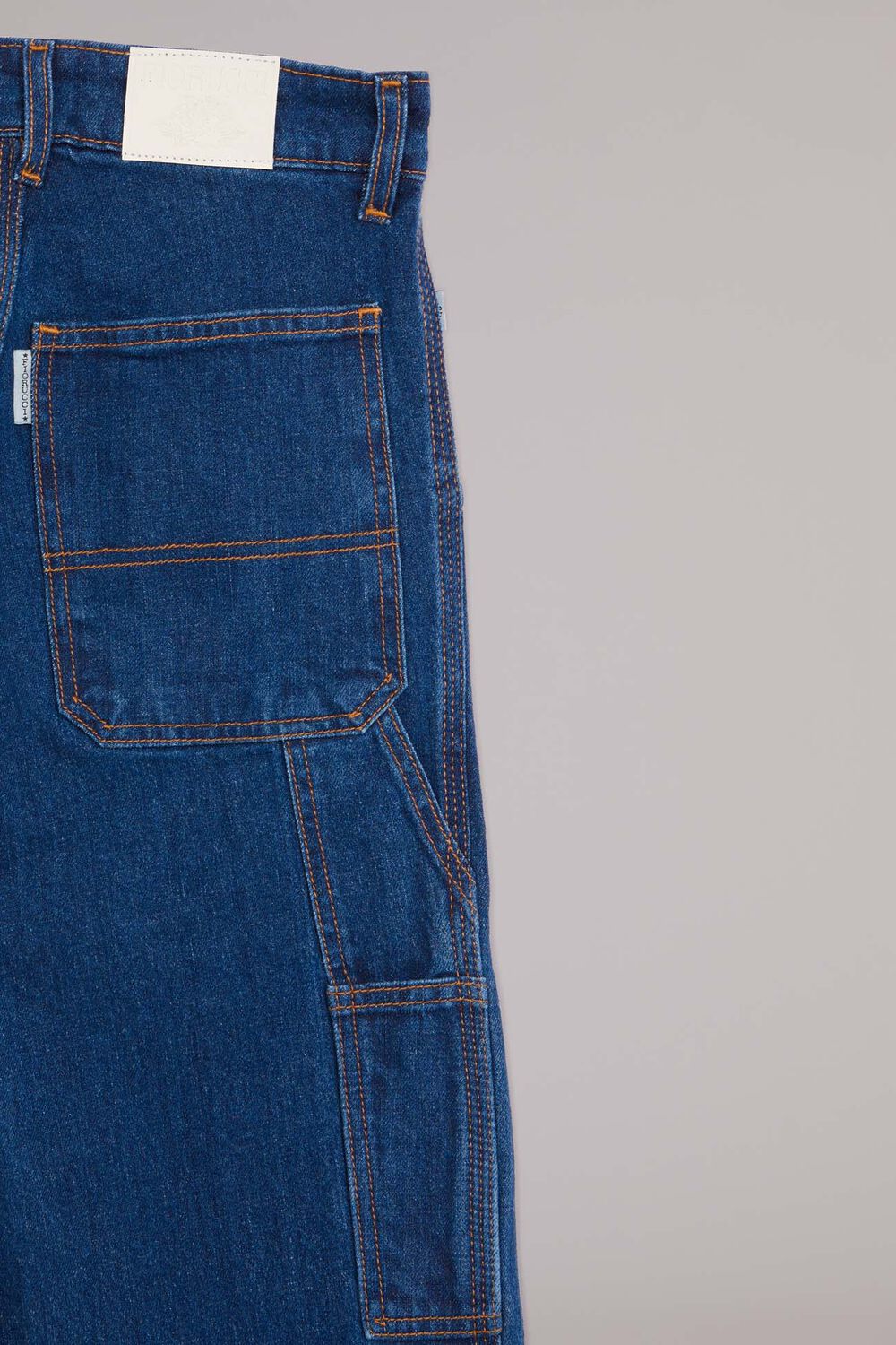 Flora Carpenter Jeans Mid Wash