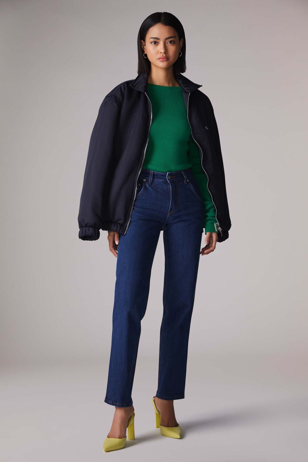 Flora Carpenter Jeans Mid Wash