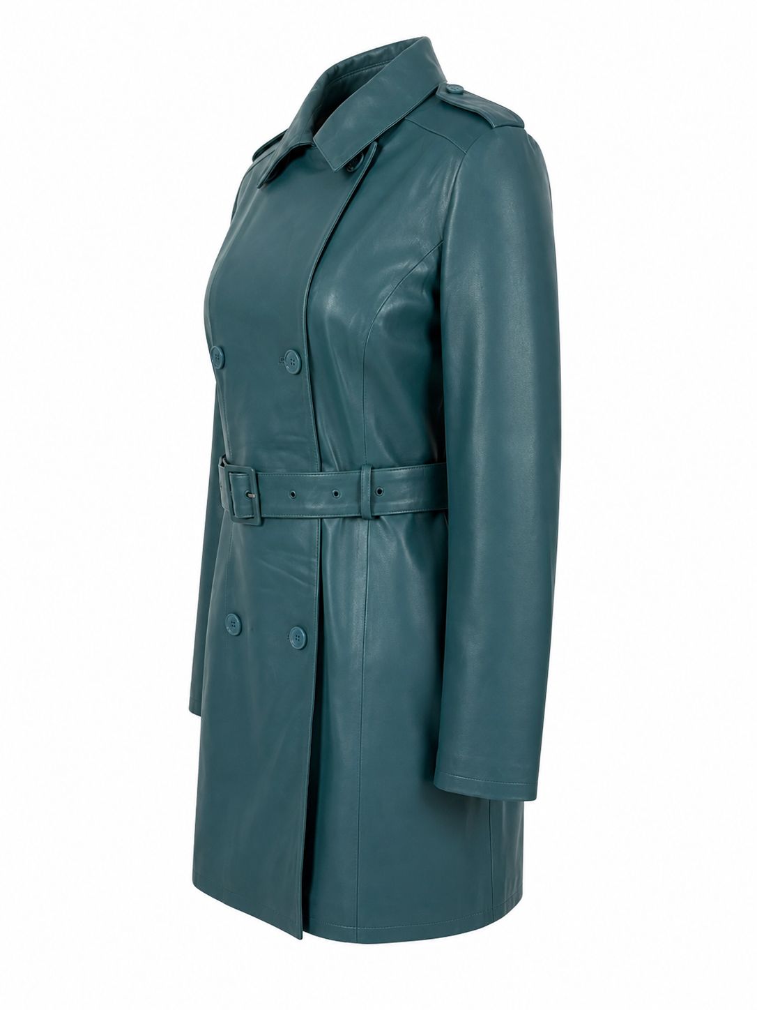 Trench coat with belt