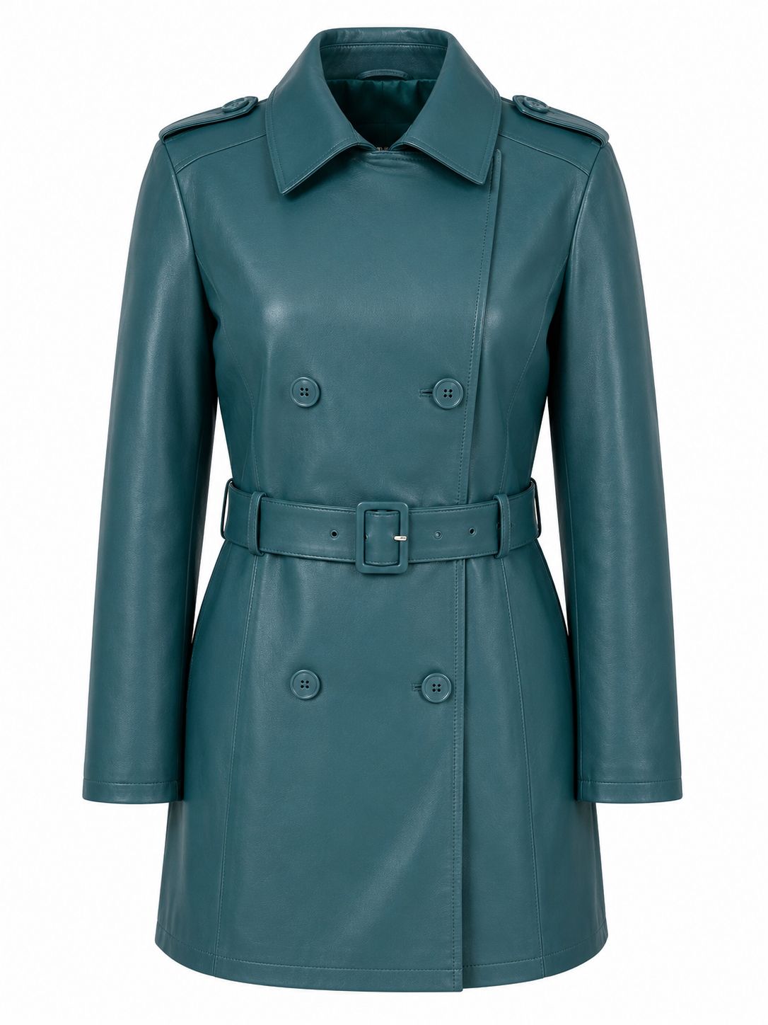 Trench coat with belt