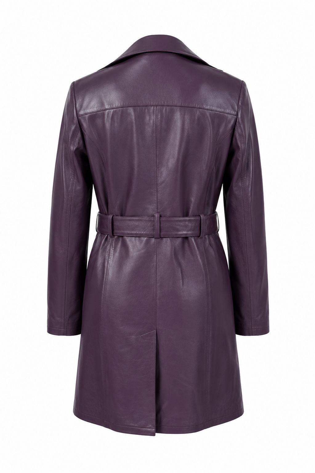 LEATHER TRENCH COAT