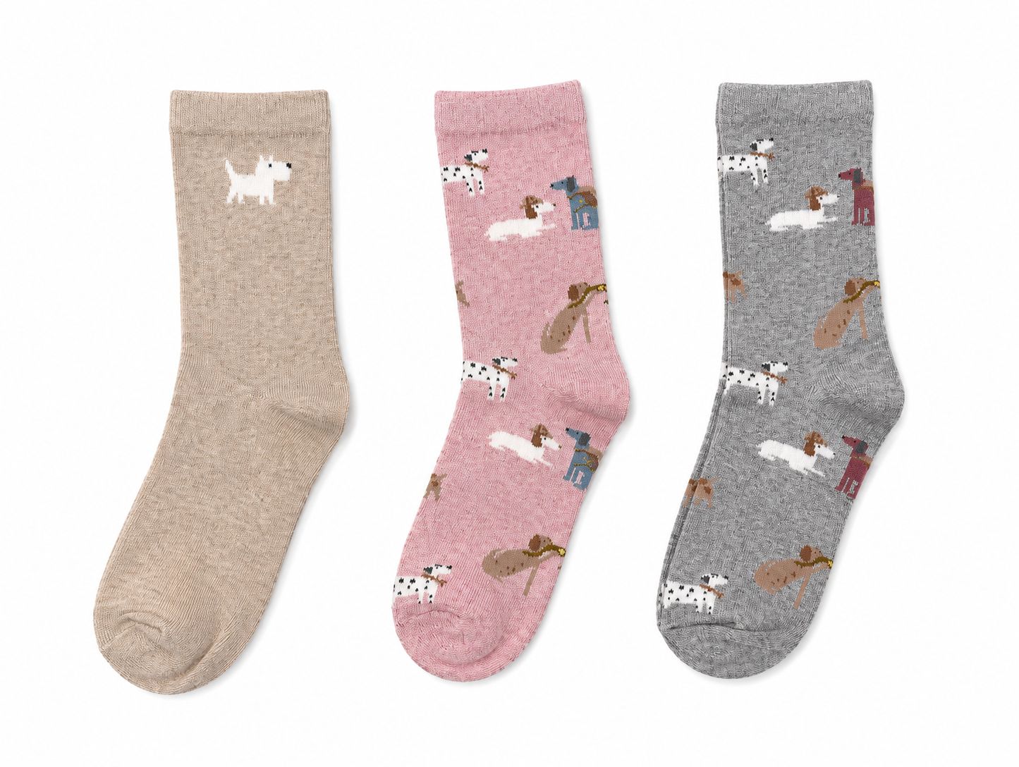 DOG PATTERN SOCKS
