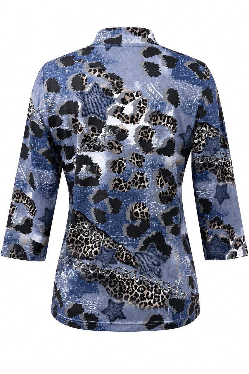 LEOPARD PRINT BLOUSE