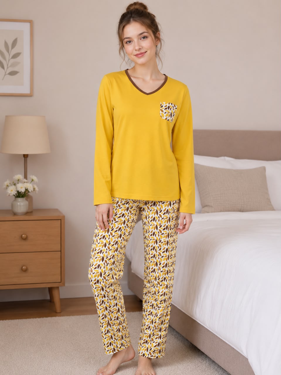 PRINTED PAJAMA SET
