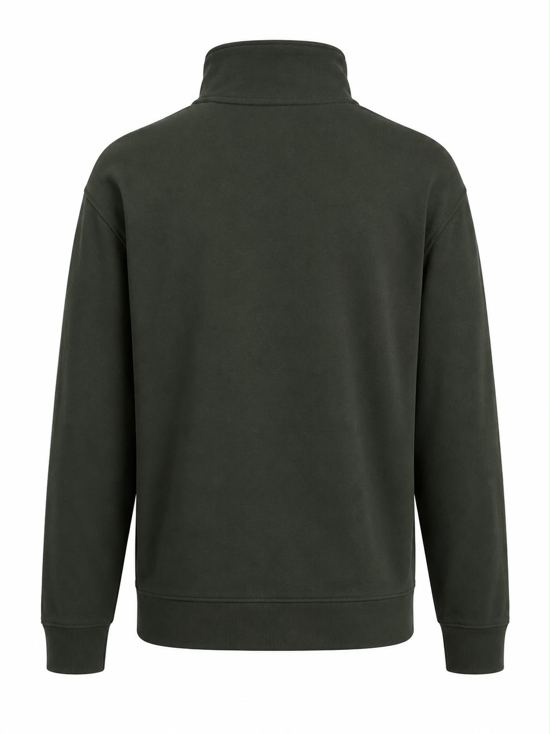 ZIP MOCK NECK SWEATSHIRT