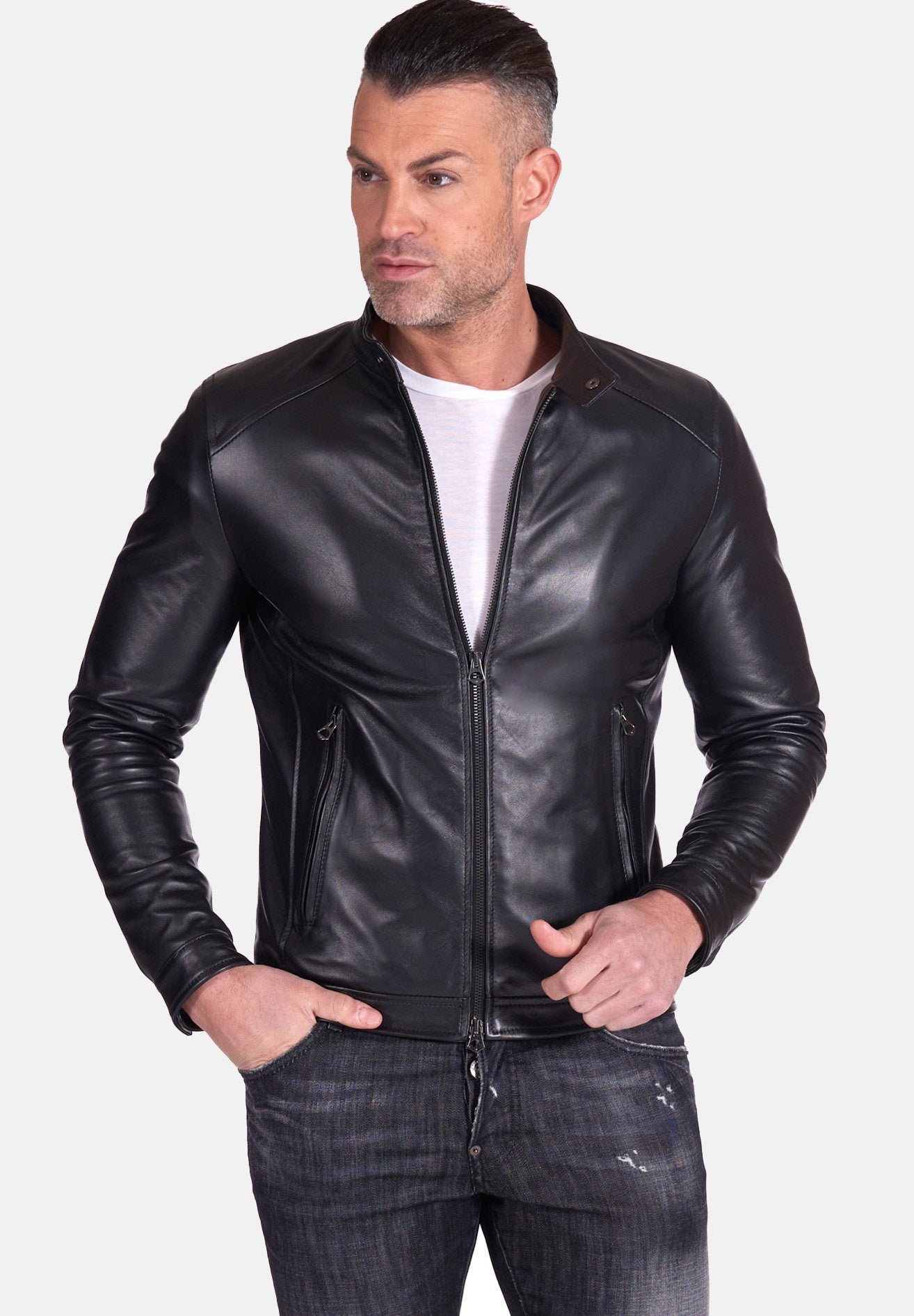 Leather jacket