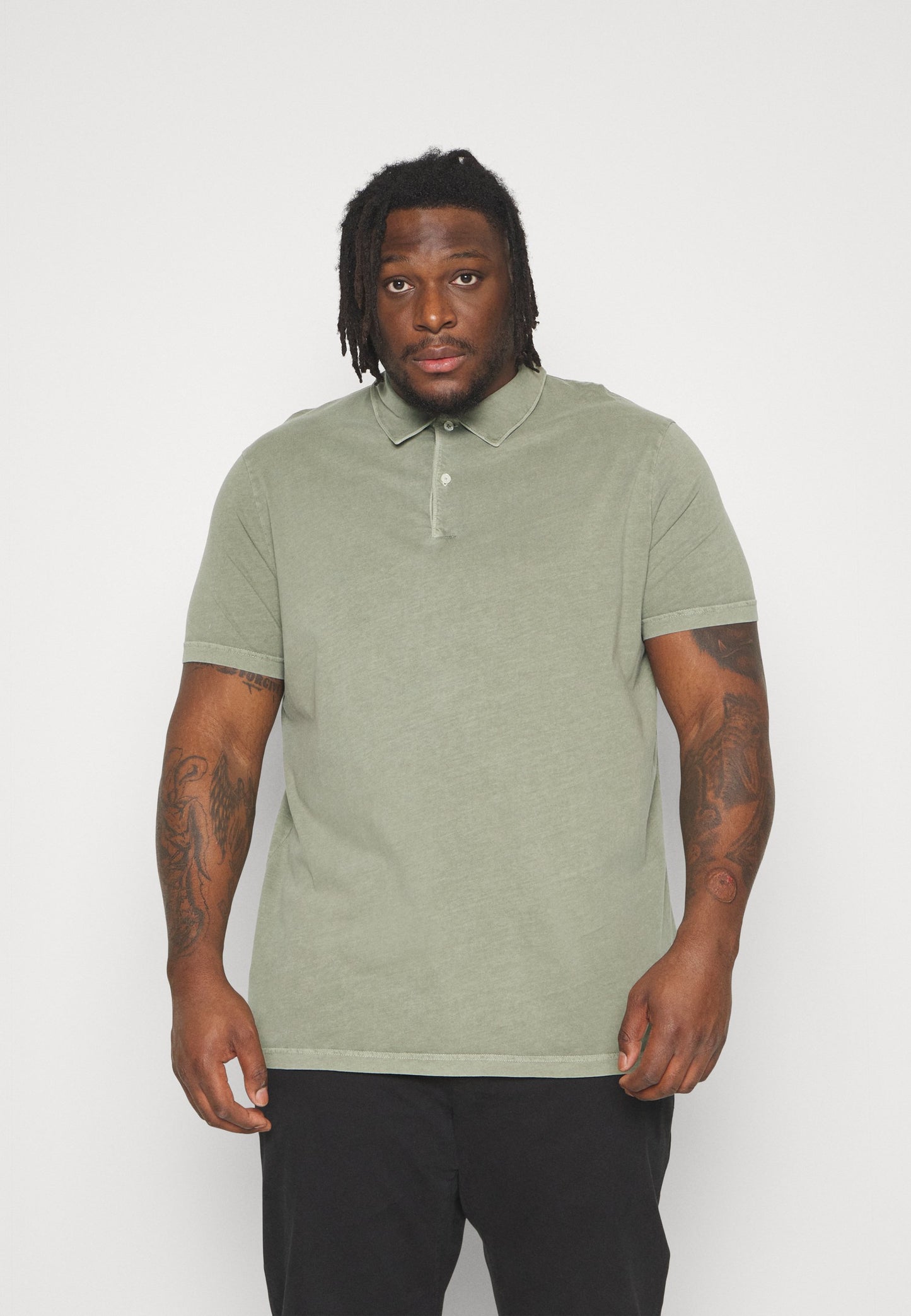 STRAIGHT HEM WITH SLITS AT SIDE - Polo shirt