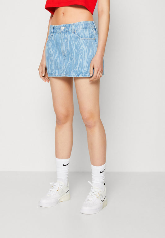 MICRO SKIRT - Denim skirt