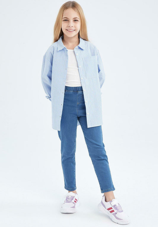 OVERSIZE FIT - Button-down blouse