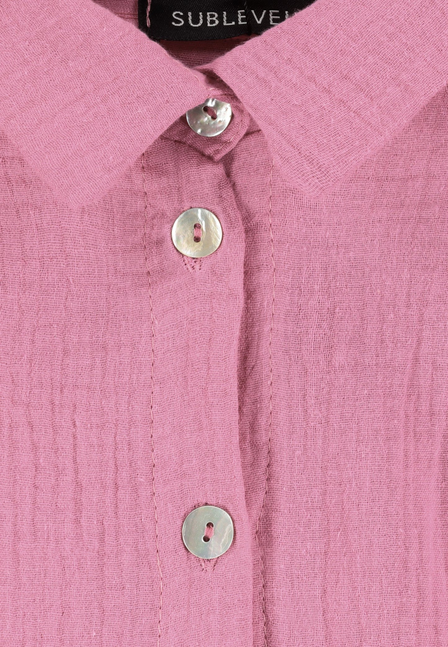 MUSSELIN LONG - Button-down blouse