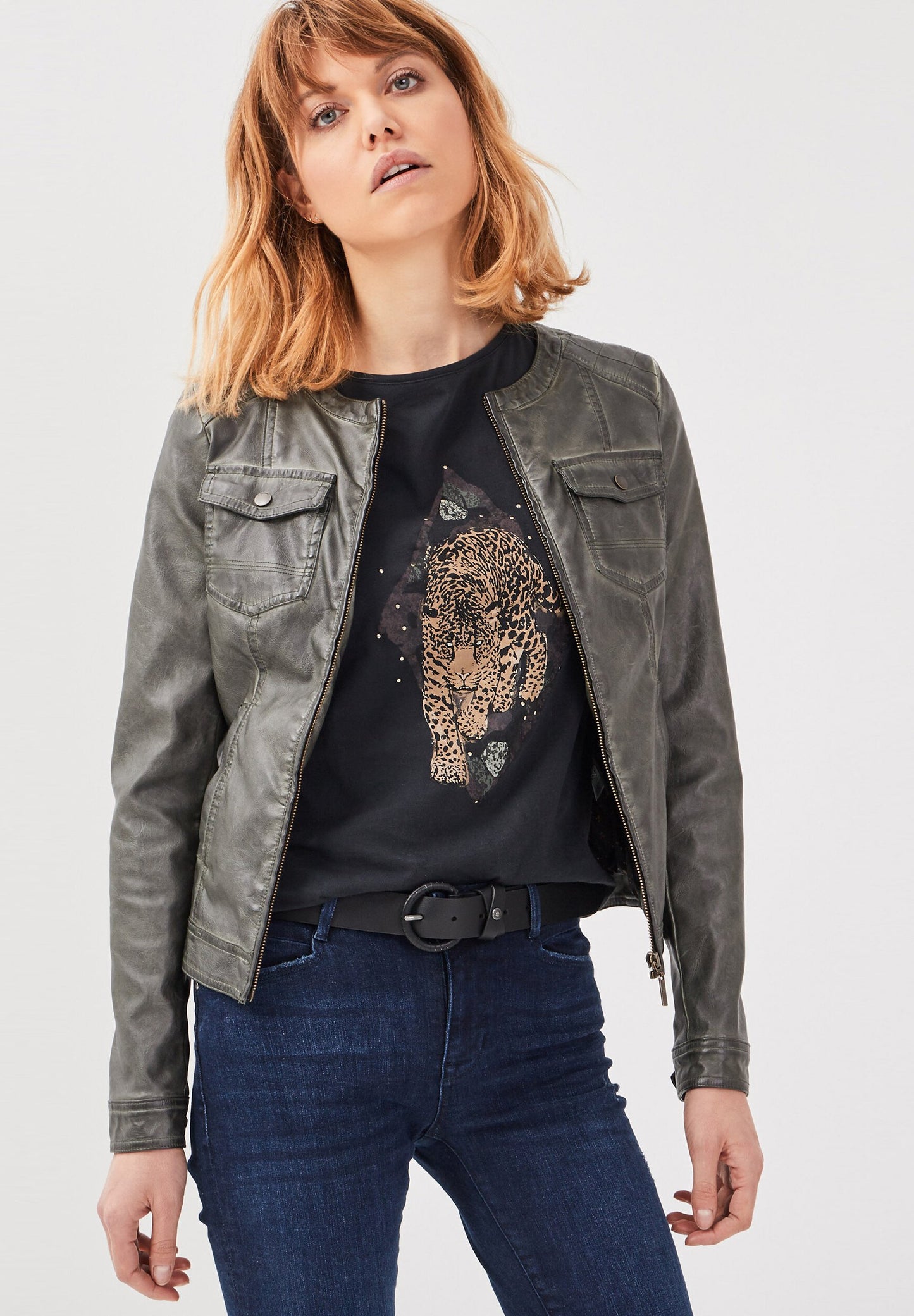 Faux Leather jacket