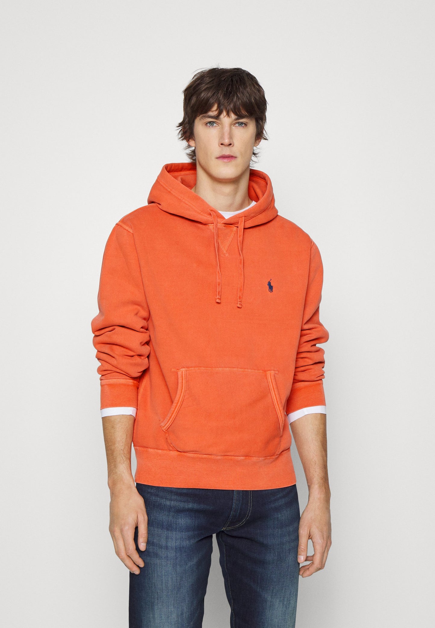 GARMENT-DYED FLEECE HOODIE - Hoodie