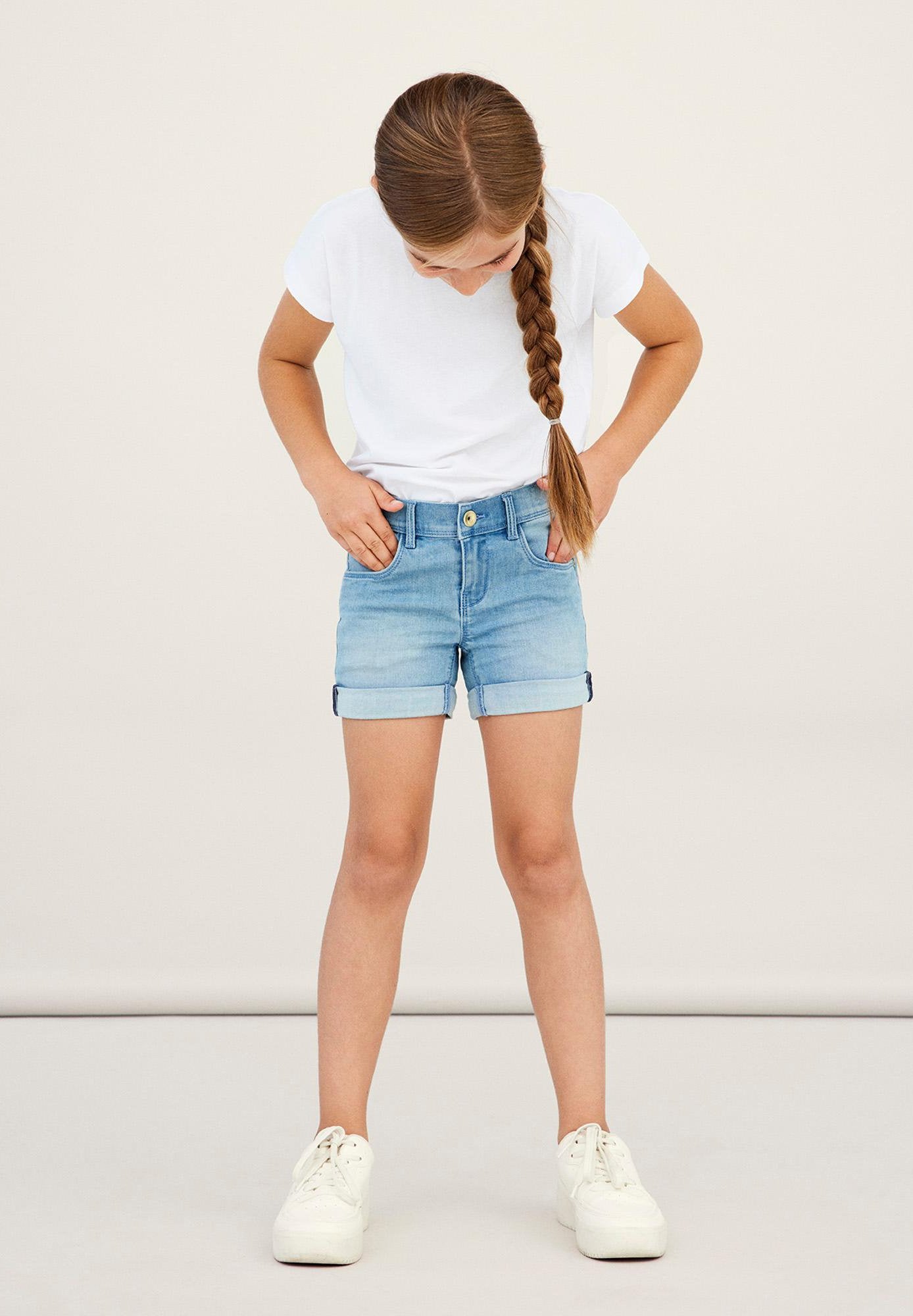 Denim shorts