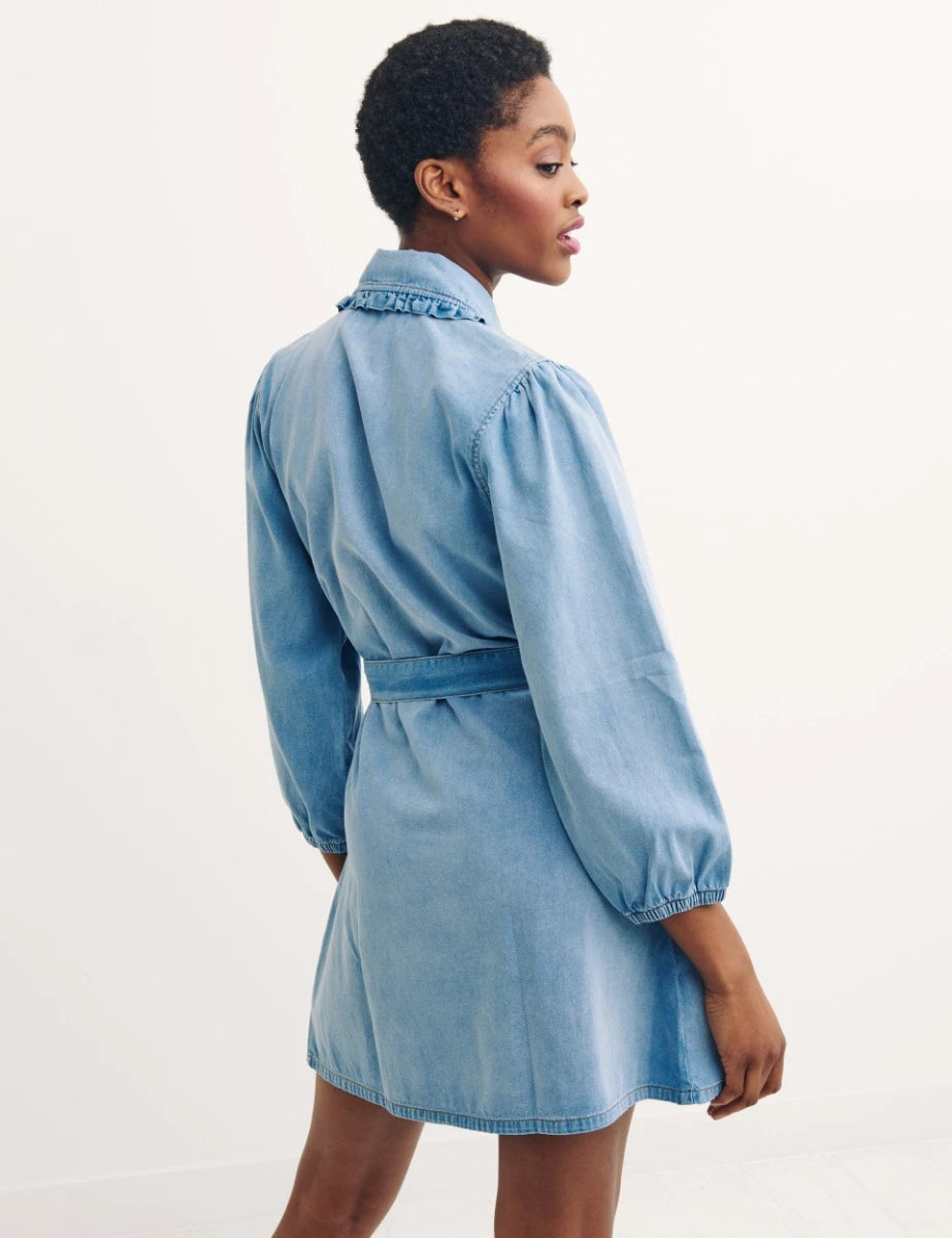 Phoenix Frill Collar Mini Dress