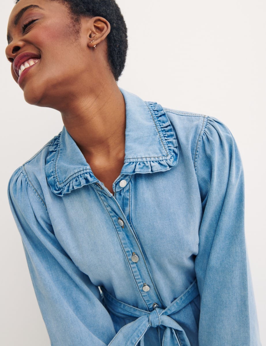 Phoenix Frill Collar Mini Dress