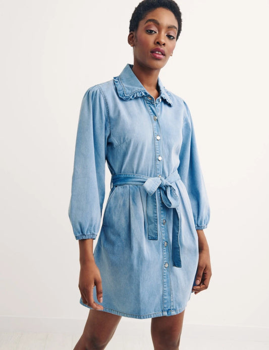 Phoenix Frill Collar Mini Dress