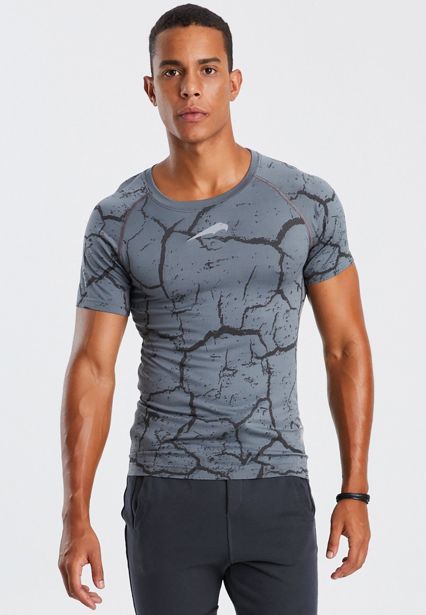 SEAMLESS FITNESS - Print T-shirt
