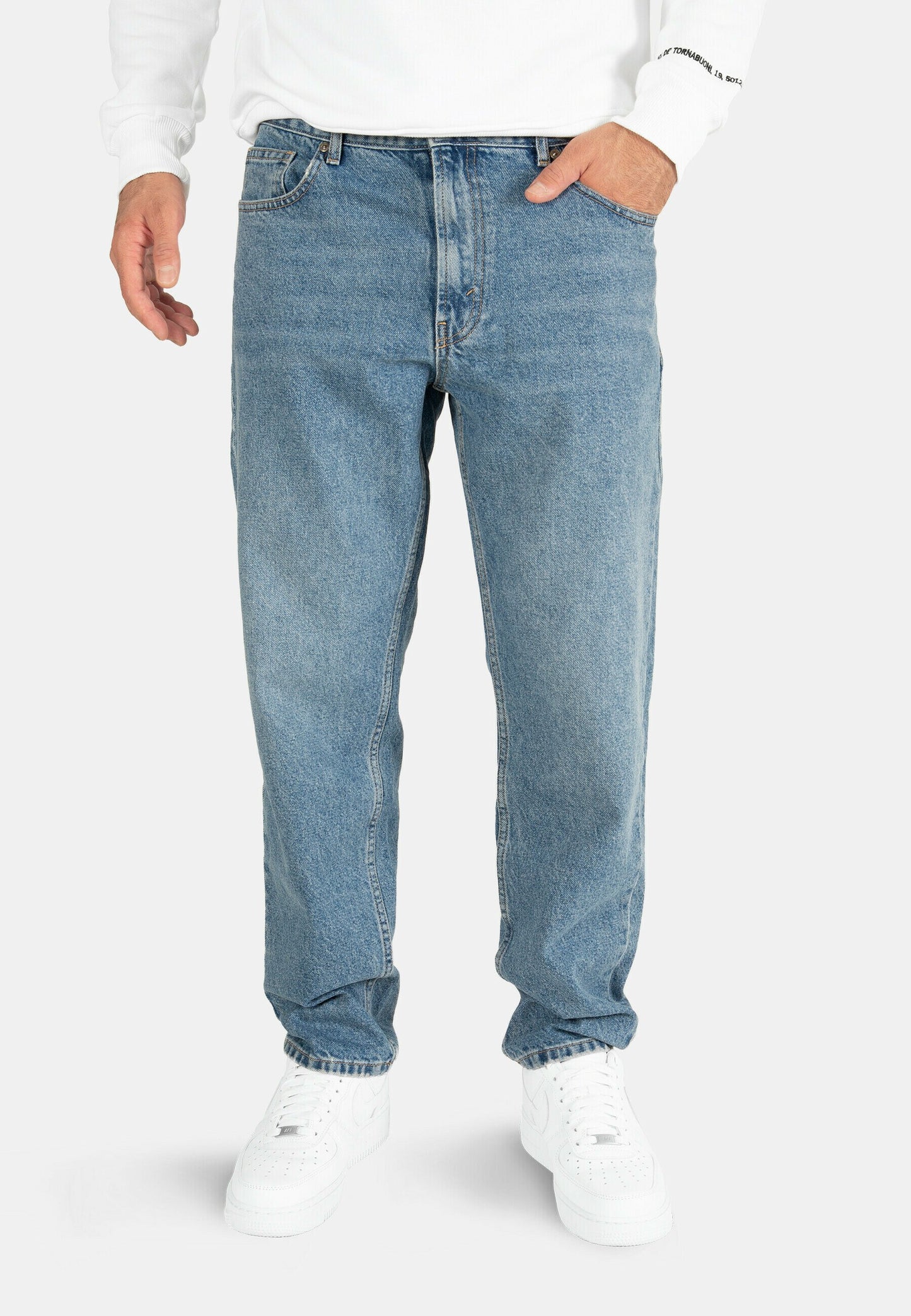 Straight leg jeans