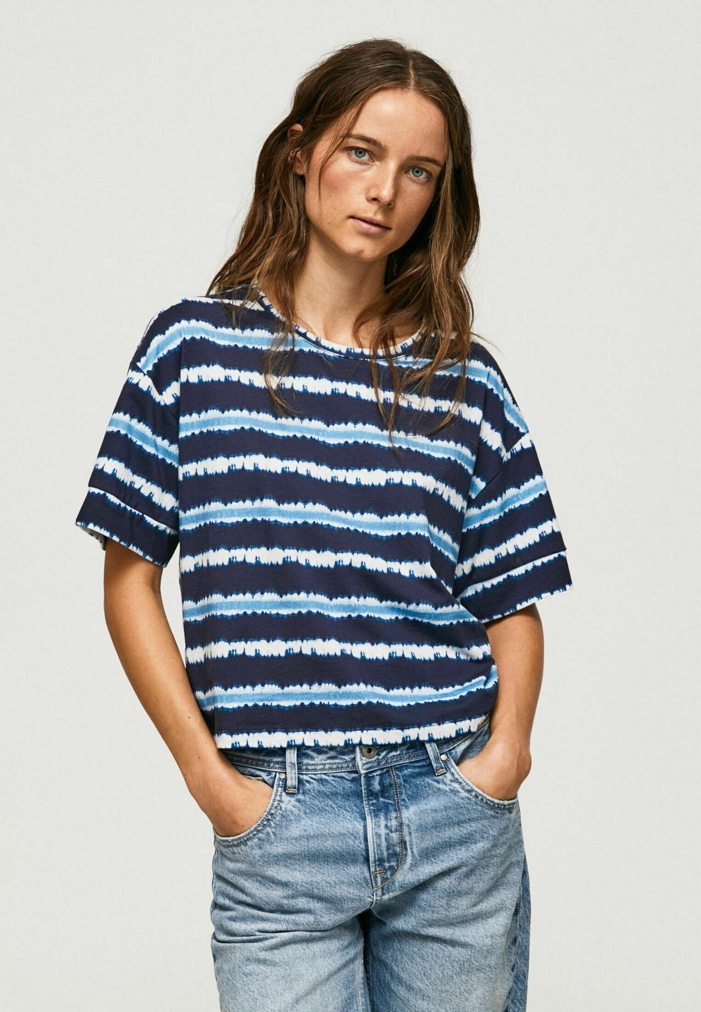 BASIC MARTHA STRIPES - Print T-shirt
