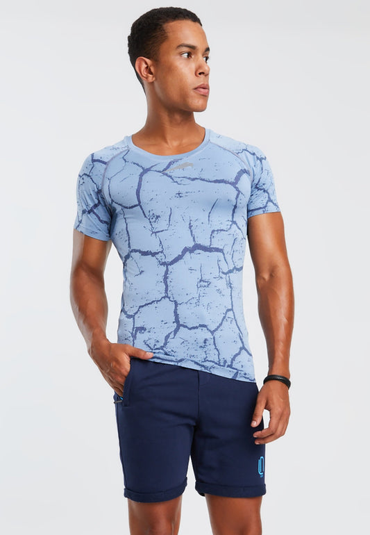 SEAMLESS FITNESS - Print T-shirt