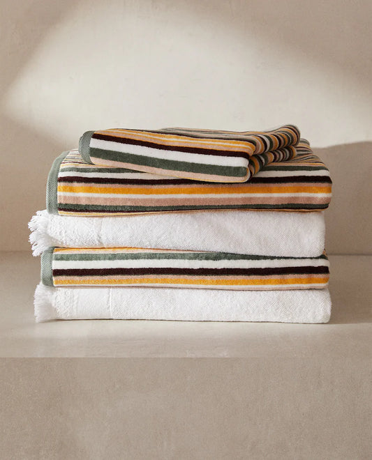 STRIPED COTTON TOWEL