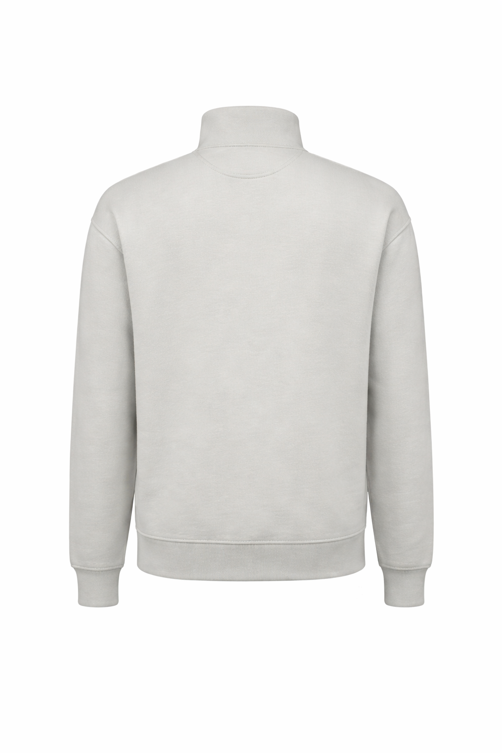 Zipper Sweatshirt Light Grey