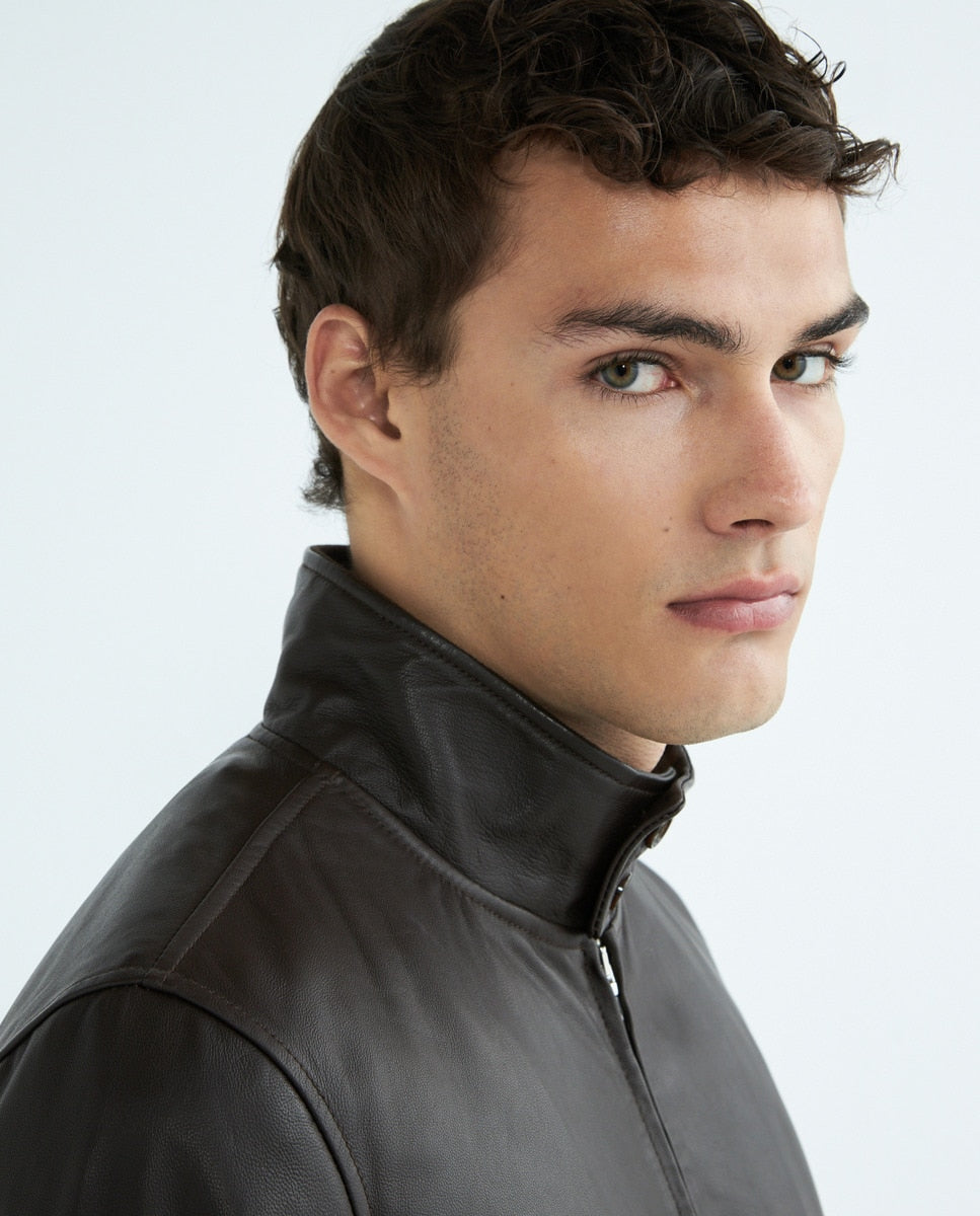Leather jacket