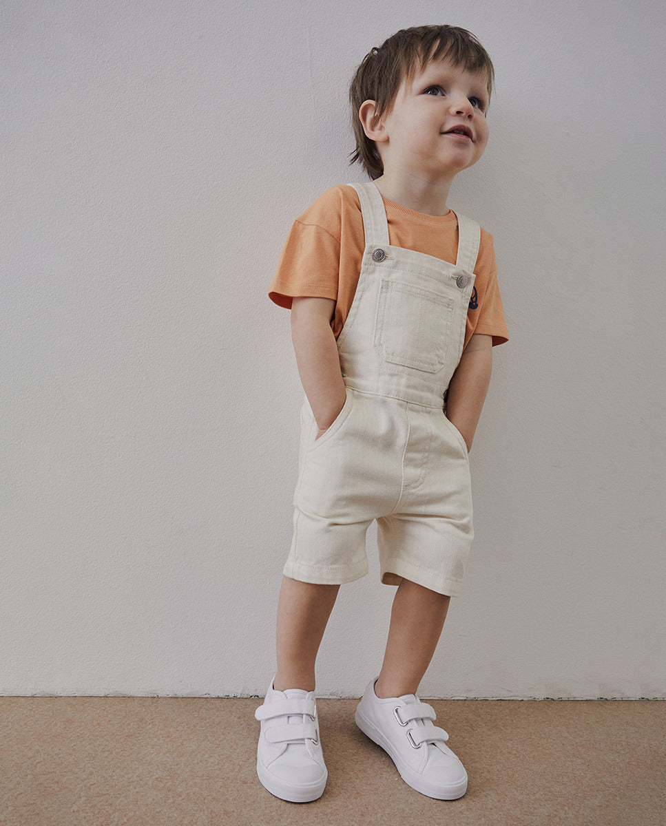 twill denim dungarees