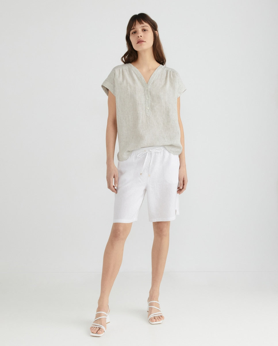 Linen shorts